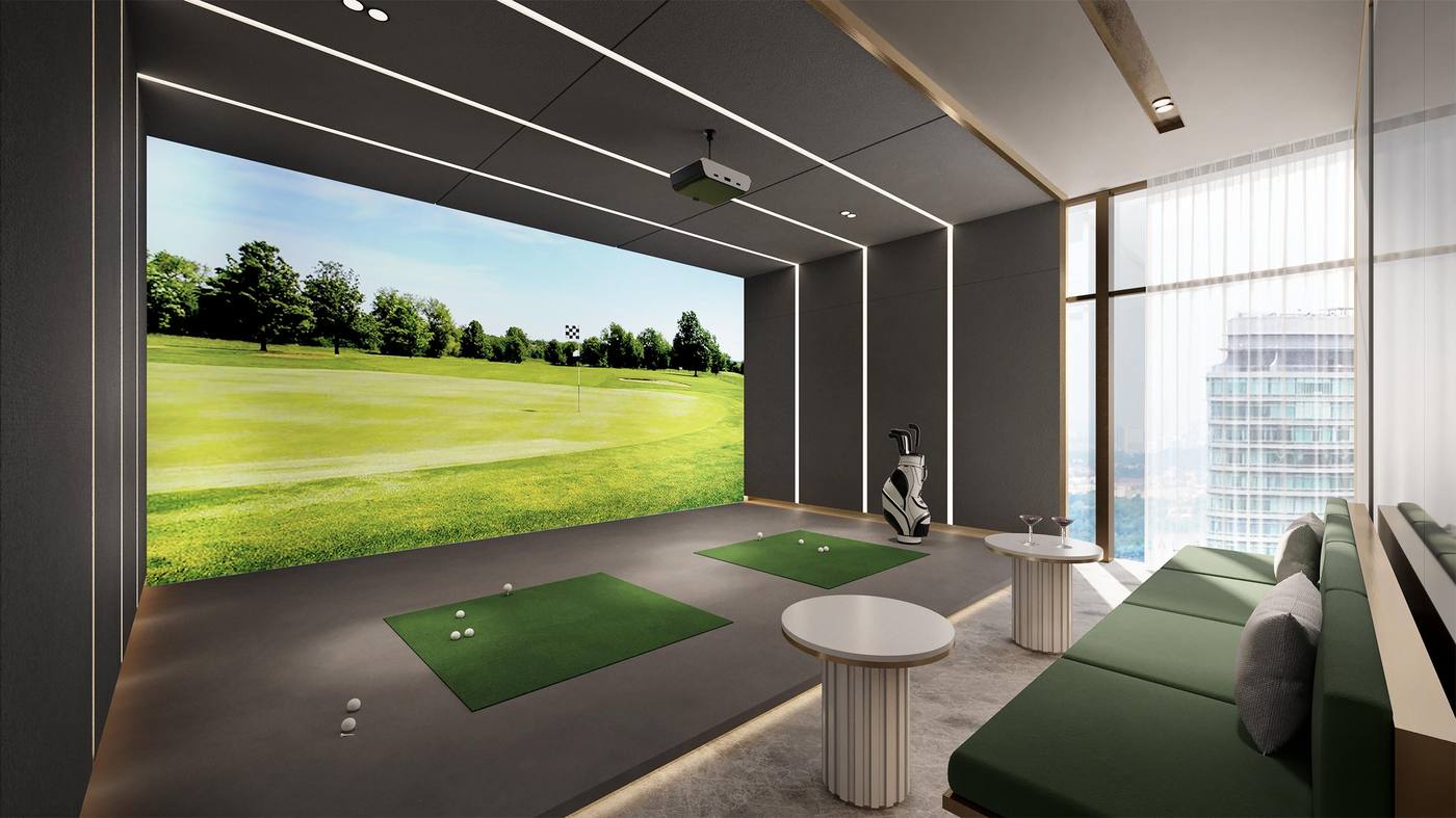 Golf Simulator Room